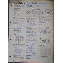 Ford Escort 1600 Xr3 Techni 1981