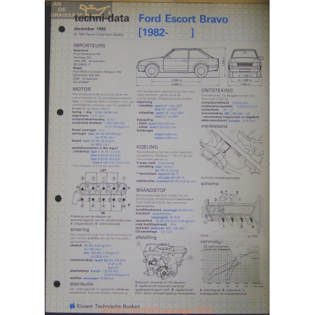 Ford Escort Bravo Techni 1982