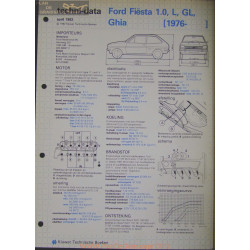 Ford Fiesta 1000 L Gl Ghia Techni 1982