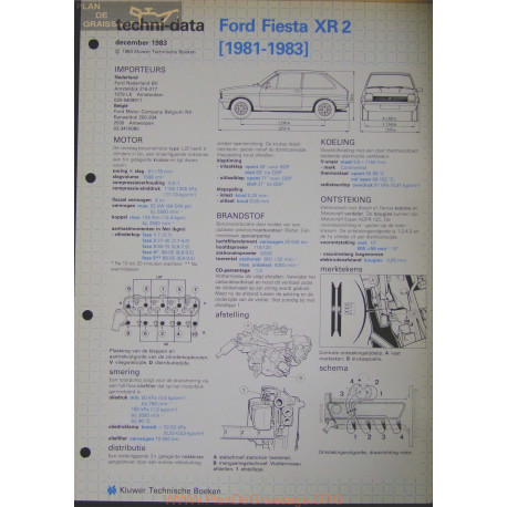 Ford Fiesta Xr2 Techni 1983
