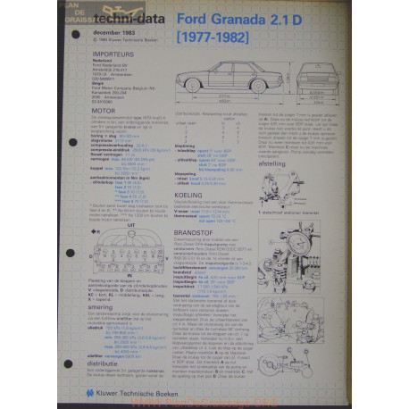 Ford Granada 2100 Diesel Techni 1983