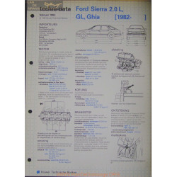 Ford Sierra 2000 L Gl Ghia Techni 1983