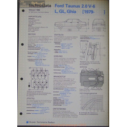 Ford Taunnus 2000 V6 L Gl Ghia Techni 1982