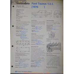 Ford Taunus 1300 L Techni 1981 Bis