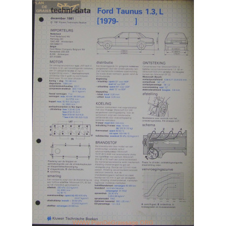 Ford Taunus 1300 L Techni 1981 Bis