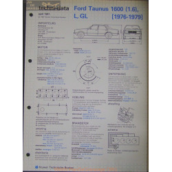 Ford Taunus 1600 L Gl Techni 1981