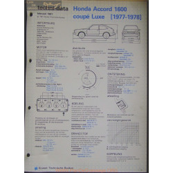Honda Accord 1600 Coupe Luxe Techni 1981