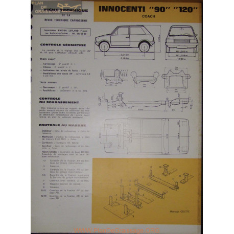 Innocenti 90 120 Coach Carrosserie