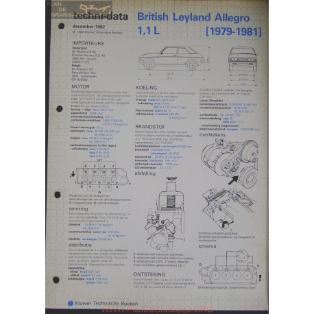 Leyland British Allegro 1100 L Techni 1982