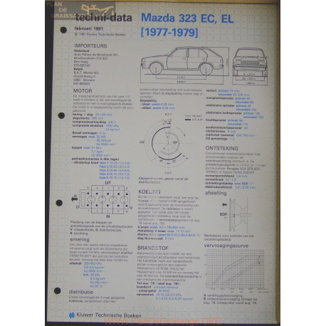 Mazda 323 Ec El Techni 1981