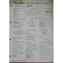 Mini Bl Metro 1000 Hle Techni 1981