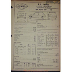 Mini Metro 1000 L Hle Fiche Technique