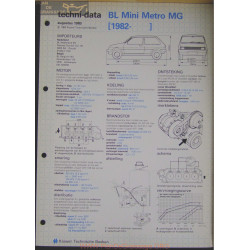 Mini Metro Bl Mg Techni 1983