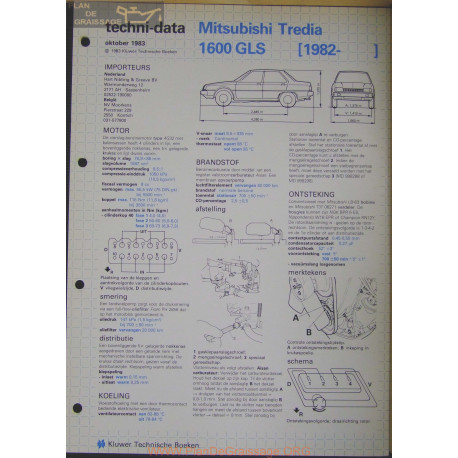 Mitsubischi Tredia 1600 Gls Techni 1983