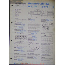 Mitsubishi Colt 1400 Glx Gt Techni 1982