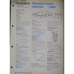 Mitsubishi Galant 2000 Gls Techni 1982