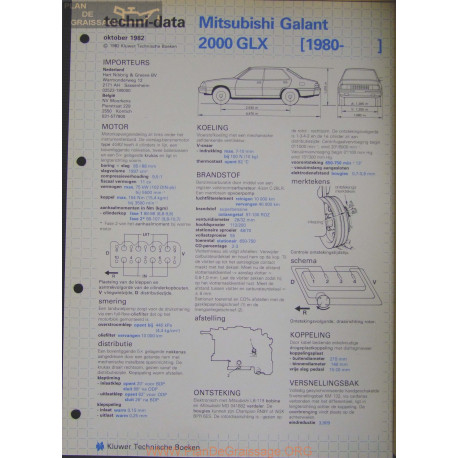 Mitsubishi Galant 2000 Glx Techni 1982