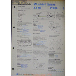 Mitsubishi Galant 2300 Td Techni 1982