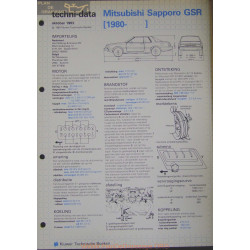 Mitsubishi Sapporo Gsr Techni 1983