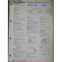Nissan Cherry Sunny 1300 L Gl Techni 1983