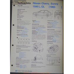 Nissan Cherry Sunny 1500 L Gl Techni 1983