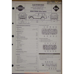 Nissan Terrano 2389 Injection Fiche Technique