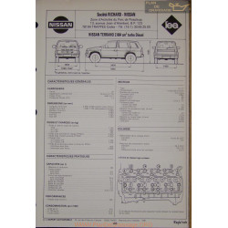 Nissan Terrano 2664 Turbo Diesel Fiche Technique