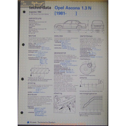 Opel Asconna 1300 N Techni 1982