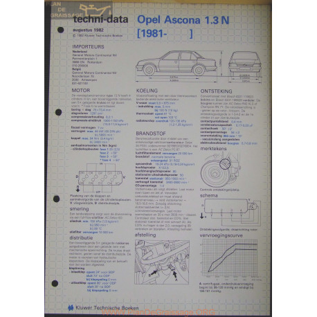 Opel Asconna 1300 N Techni 1982