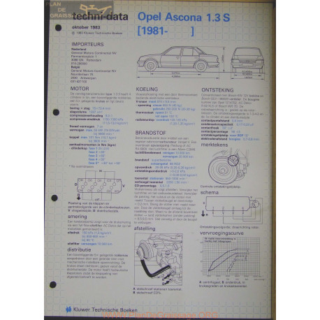 Opel Asconna 1300 S Techni 1983