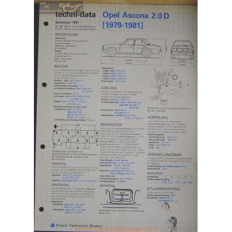 Opel Asconna 2000 D Techni 1981
