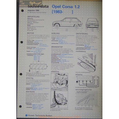 Opel Corsa 1200 Techni 1983