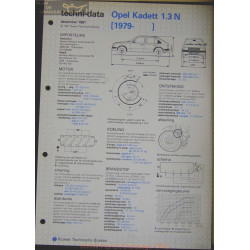 Opel Kadett 1300 N Techni 1981