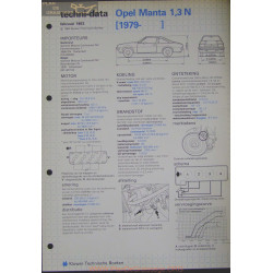 Opel Manta 1300 N Techni 1983