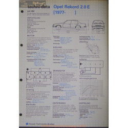Opel Rekord 2000 E Techni 1981