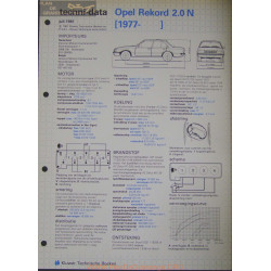 Opel Rekord 2000 N Techni 1981