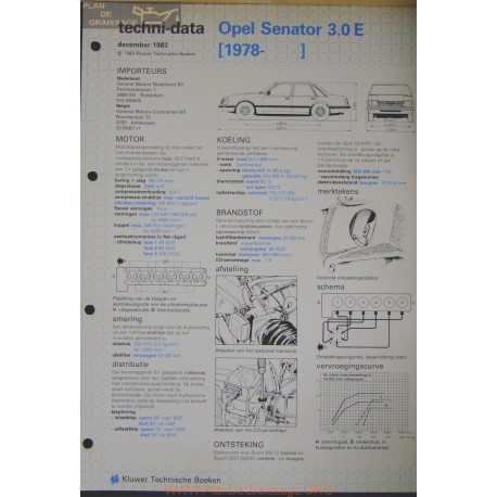 Opel Senator 3000 E Techni 1983