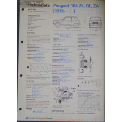 Peugeot 104 Zl Gl Za Techni 1983