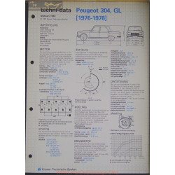 Peugeot 304 Gl Techni 1981