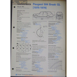 Peugeot 504 Break Gl Techni 1981