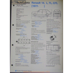 Renault 14 L Tl Gtl Techni 1981