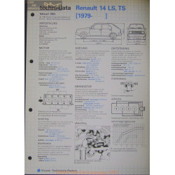 Renault 14 Ls Ts Techni 1983