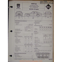 Rover 825 827 Injection Fiche Technique