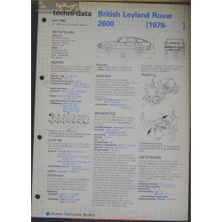 Rover British Leyland 2600 Techni 1983
