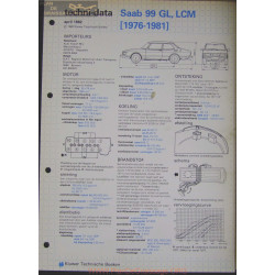 Saab 99 Gl Lcm Techni 1982