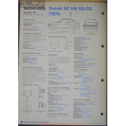 Suzuki Sc 100 Sx Gx Techni 1982