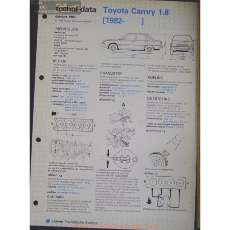 Toyota Camry 1800 Techni 1983