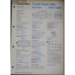 Toyota Carina 1600 De Luxe Techni 1981