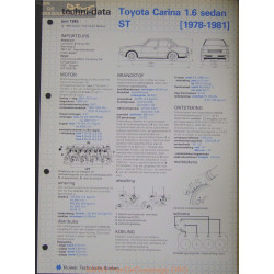 Toyota Carina 1600 Sedan St Techni 1983