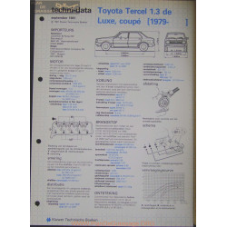 Toyota Tercel 1300 Luxe Coupe Techni 1981
